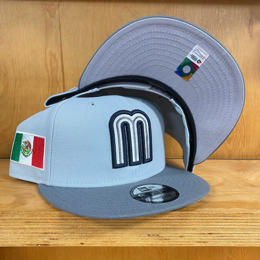 Copy of New Era Cap X WBC Mexico 950 Snapback Grey Grey