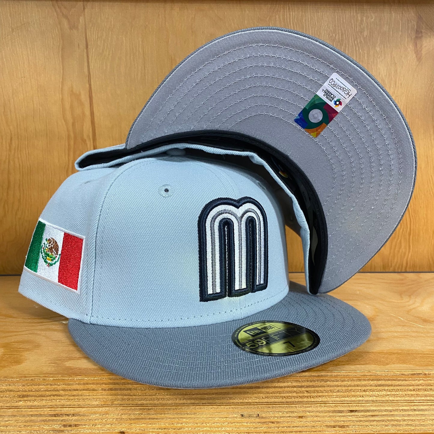 New Era Cap X Mexico WBC Grey Fitted