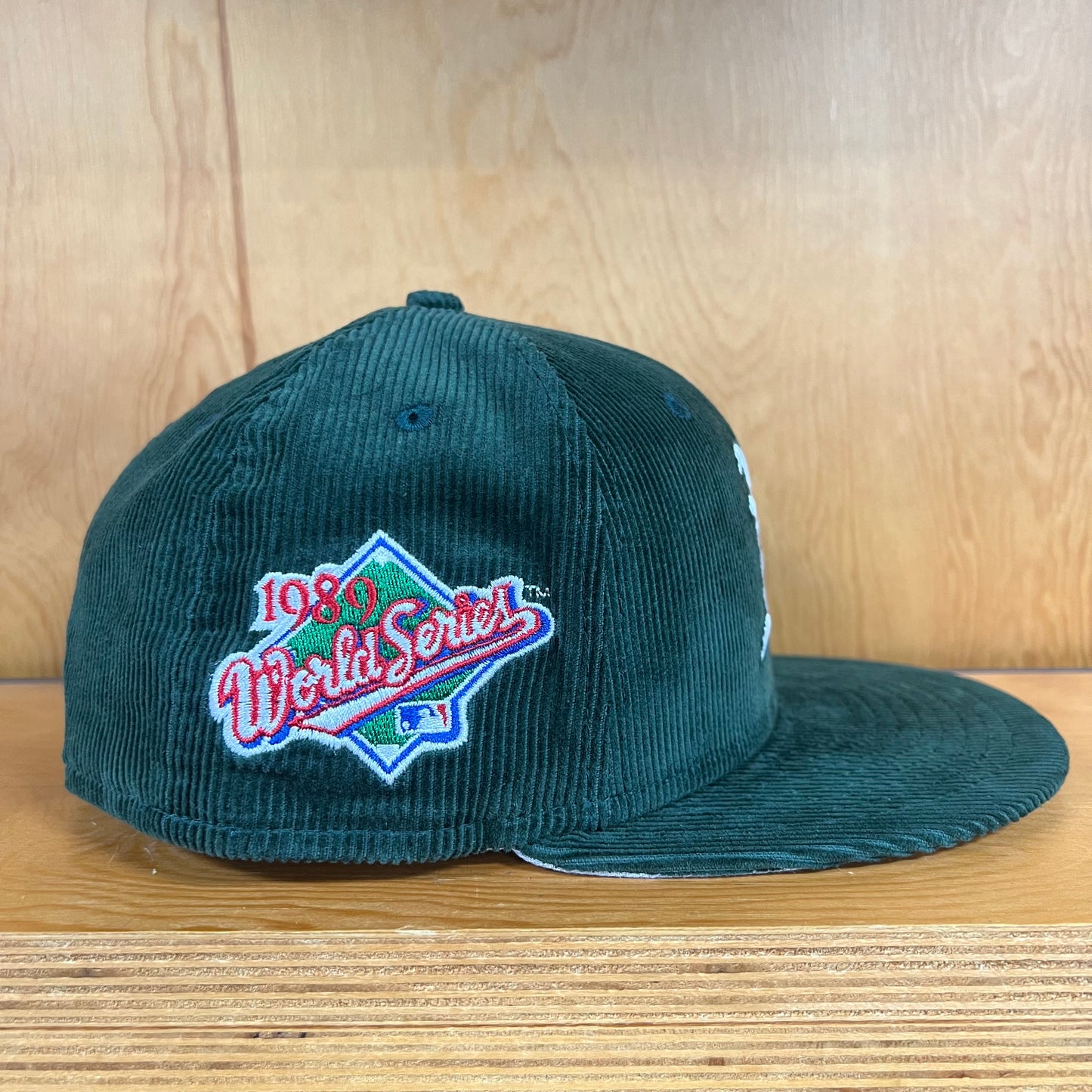 Oakland A's Throwback Corduroy 5950 1989 WS