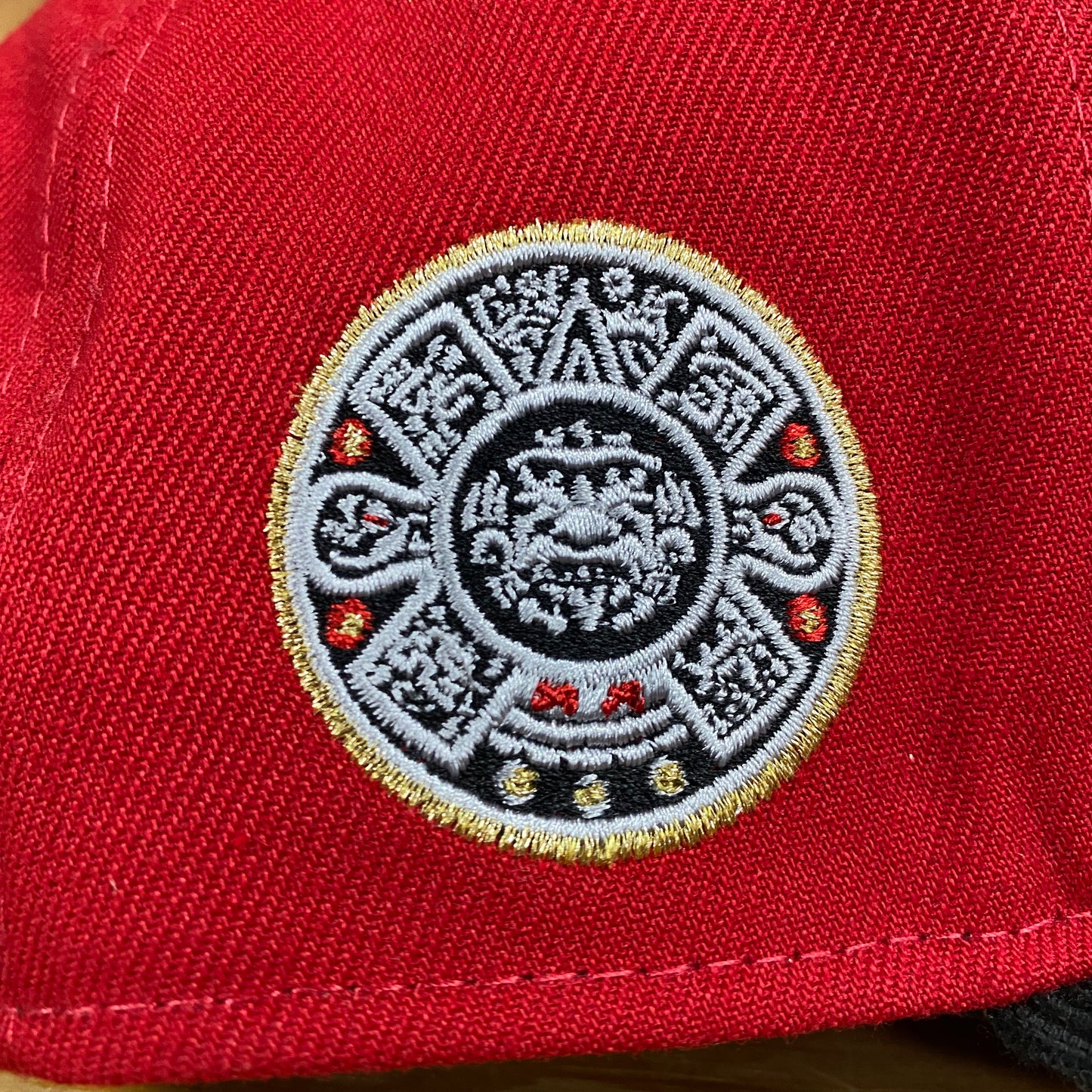 New Era Mexico X Aztec Calendar Side Patch  Corduroy Visor